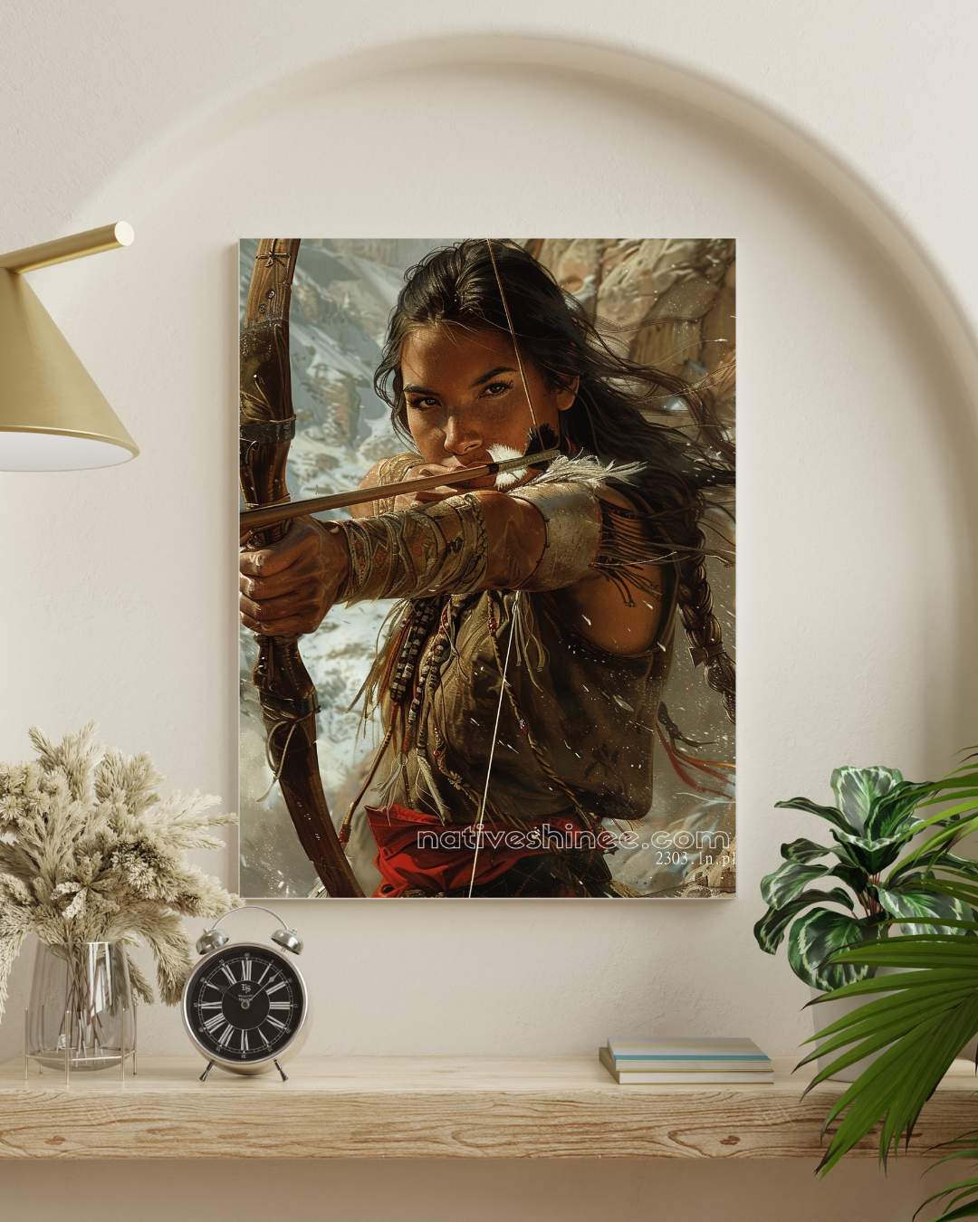 Archer's Focus Native American Canvas