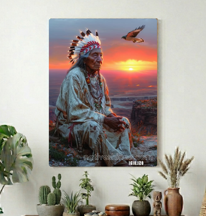 Elder at the Edge of Day Canvas
