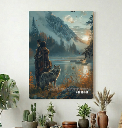 Keeper of the Mountain Silence Canvas