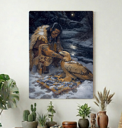Moonlit River Offering Canvas