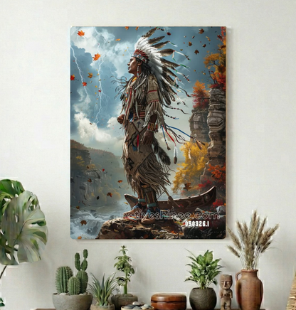 Standing Where Thunder Speaks Canvas