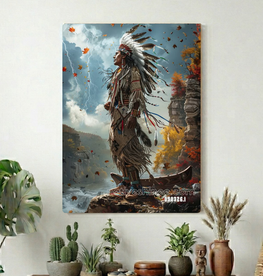 Standing Where Thunder Speaks Canvas