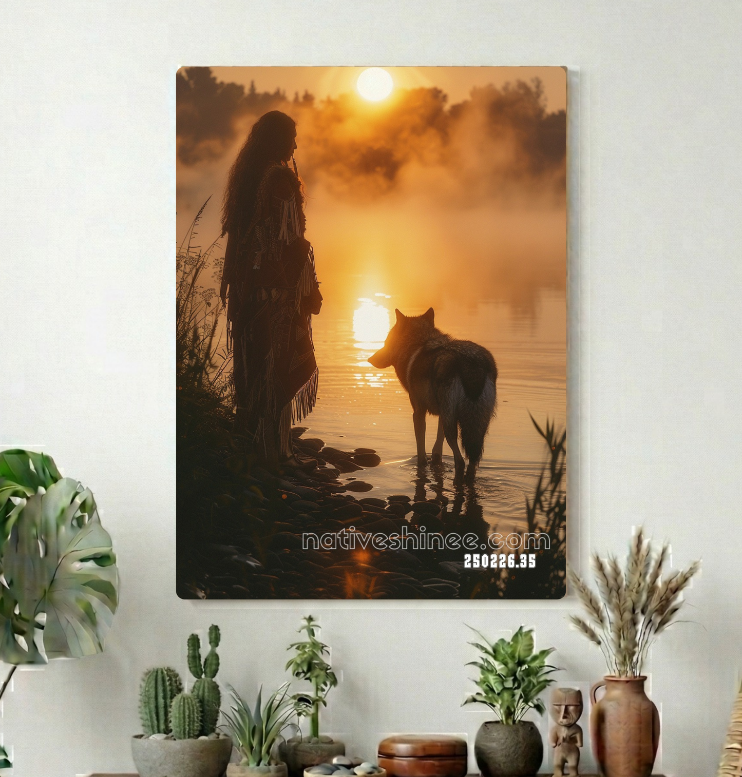 Dawn Watch at the Water Canvas