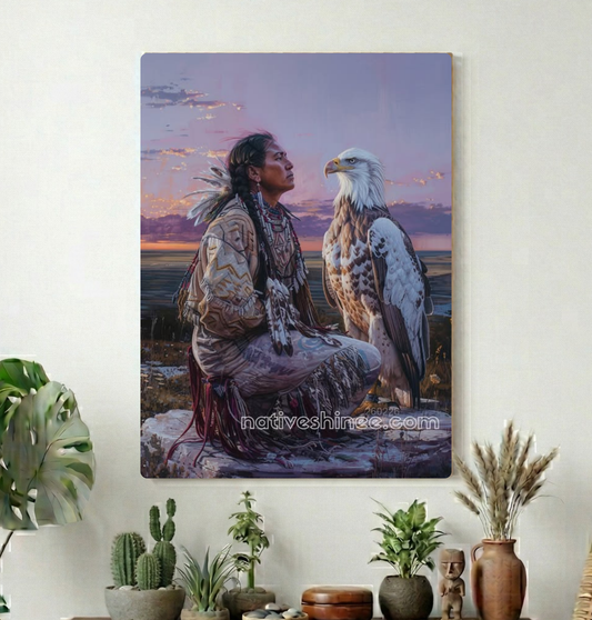 Eagle Witness at Dusk Canvas
