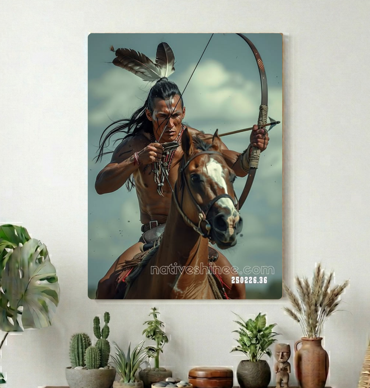 Rider of Unbroken Aim Canvas