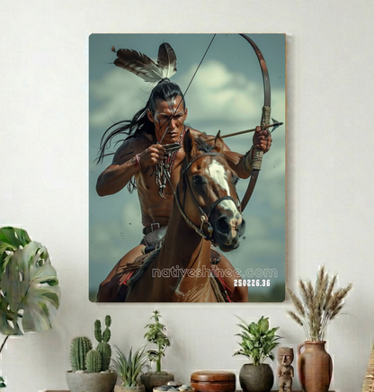 Rider of Unbroken Aim Canvas