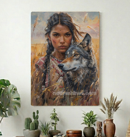 Keeper of the Quiet Wolf Canvas