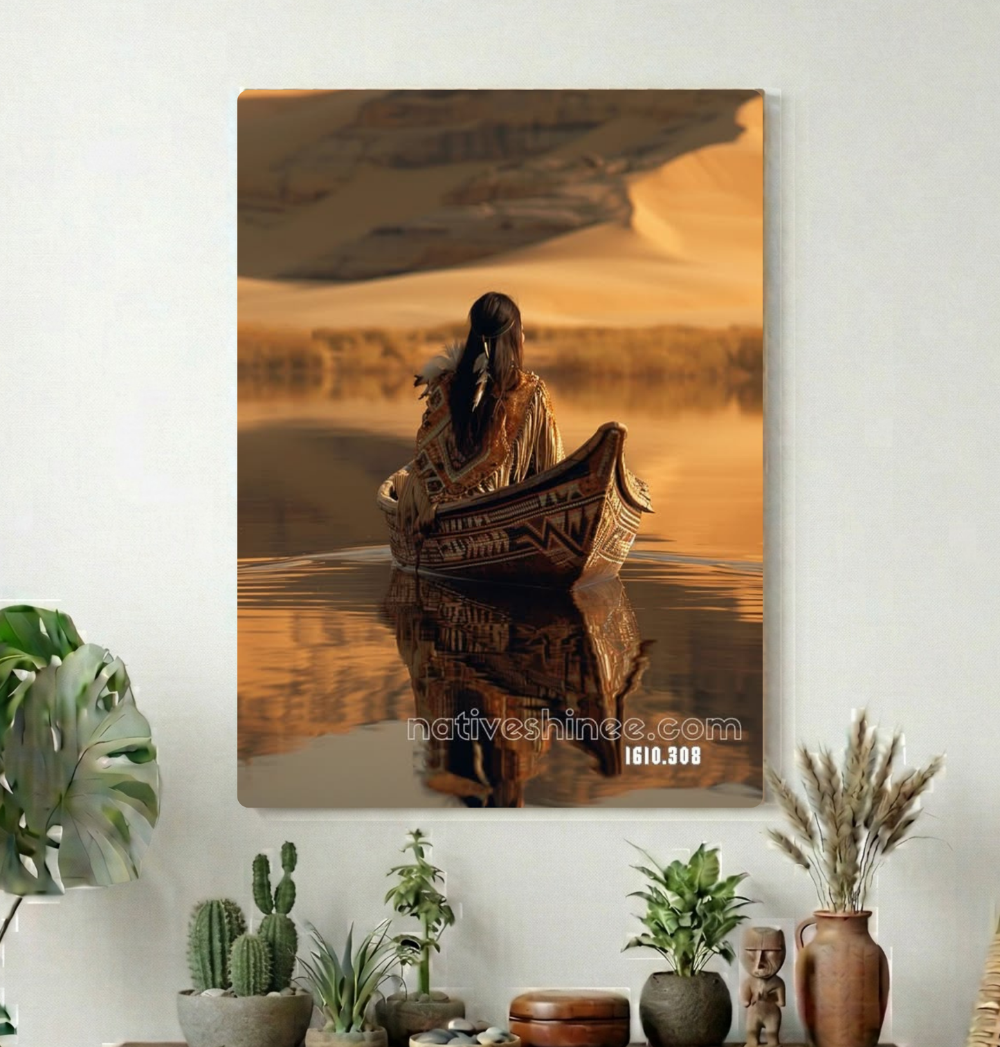 Still Waters of the Desert Passage Canvas