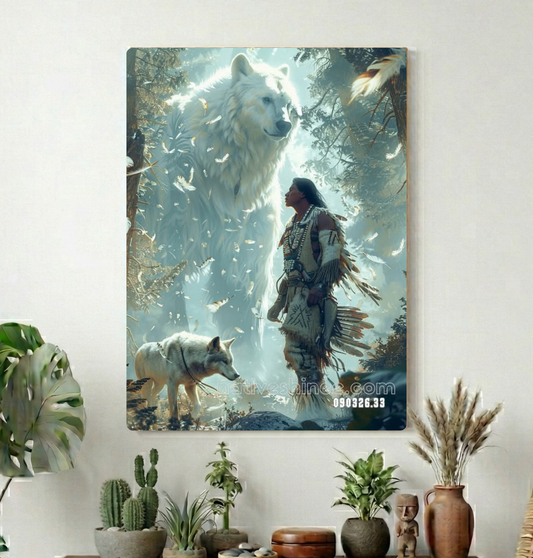 Guardian in the Cedar Light Canvas