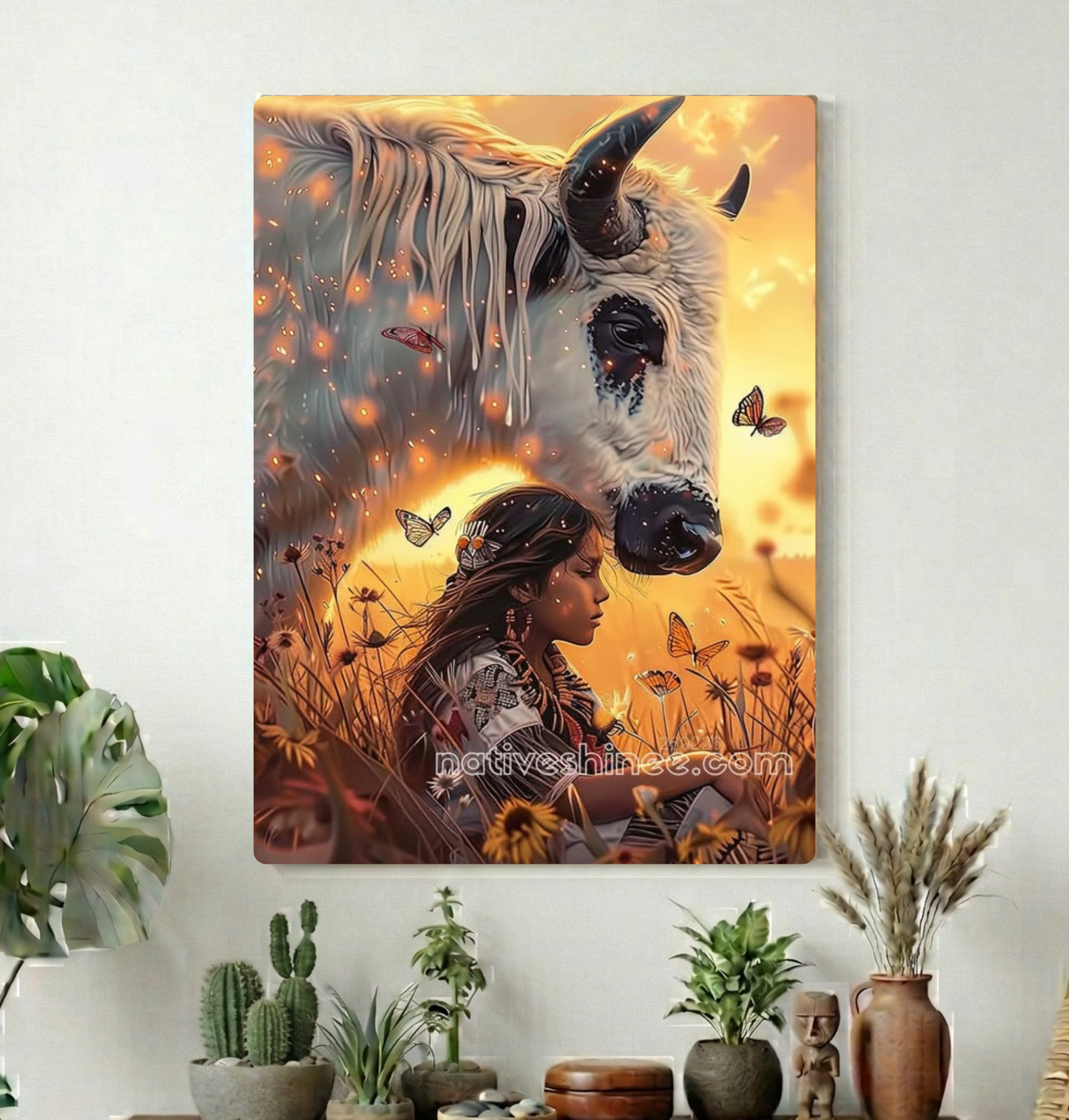 Quiet Strength at Golden Light Canvas