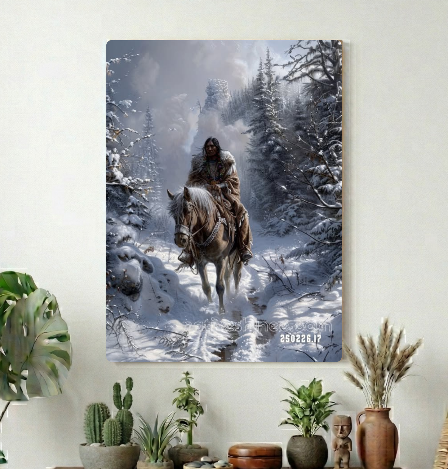 Winter Passage of the Ancestors Canvas
