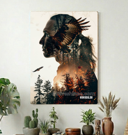 Eagle Within the Ancestral Mind Canvas