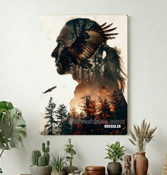 Eagle Within the Ancestral Mind Canvas