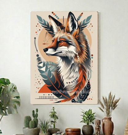 Fox of the Quiet Earth Canvas