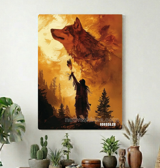 Under the Watch of the Wolf Canvas