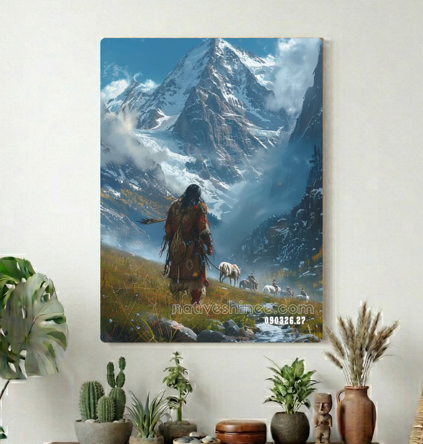 Where the Ancestors Walked Canvas