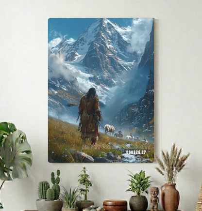 Where the Ancestors Walked Canvas