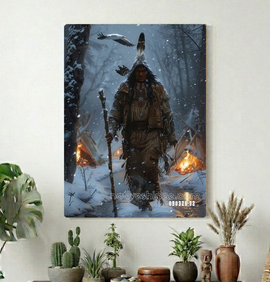 Snow Path of the Eagle Canvas