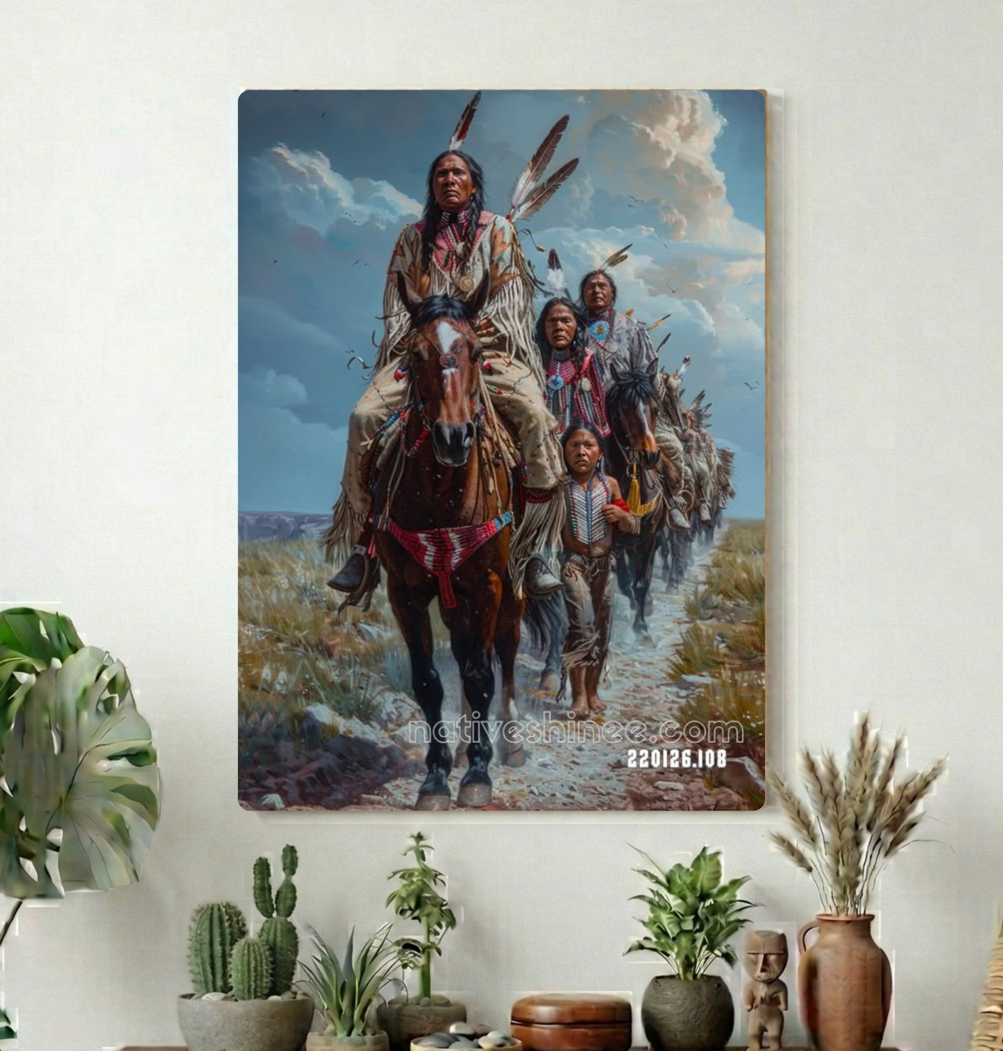 Riders of the Open Plain Canvas