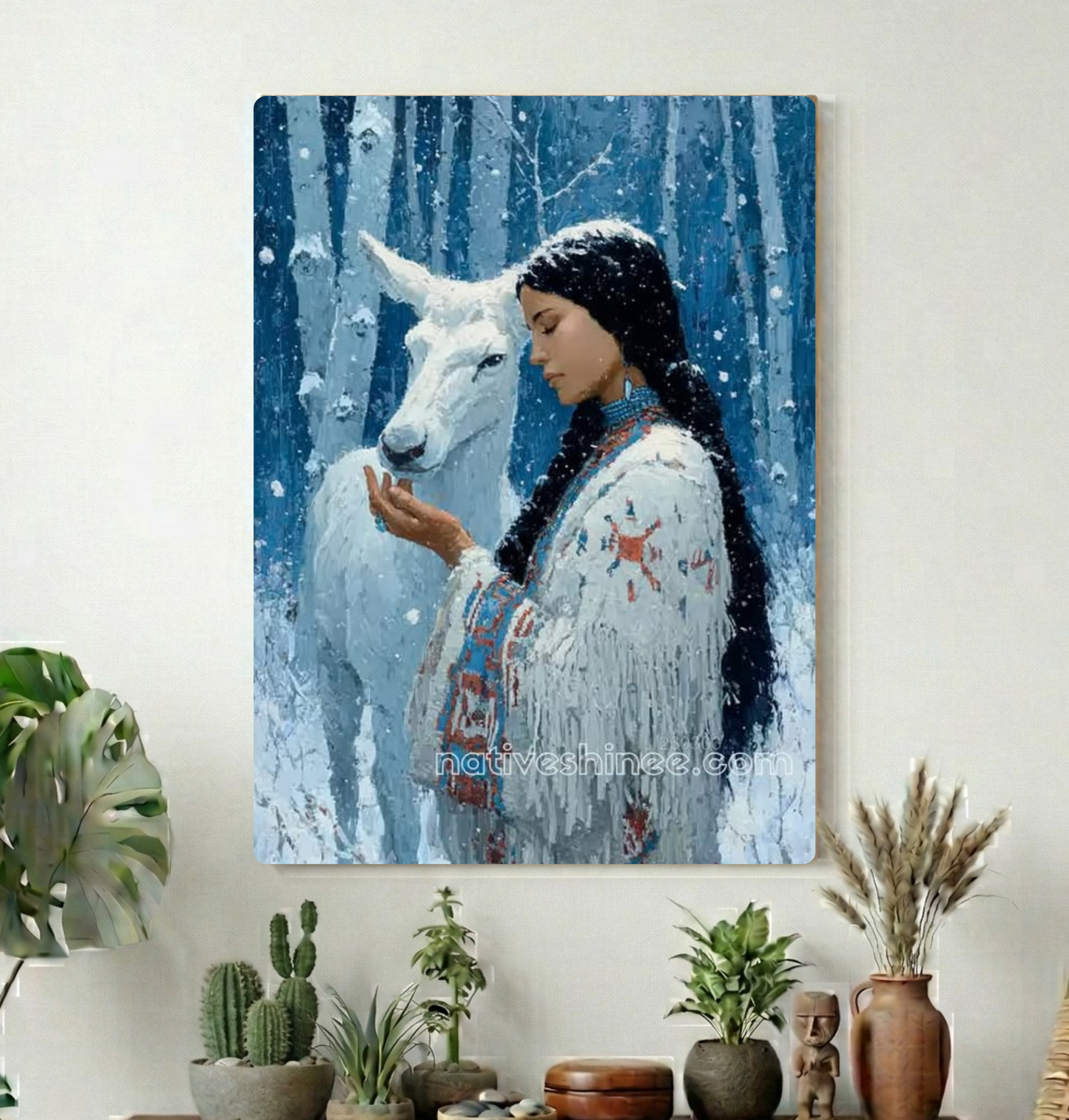 Snowfall Offering Canvas