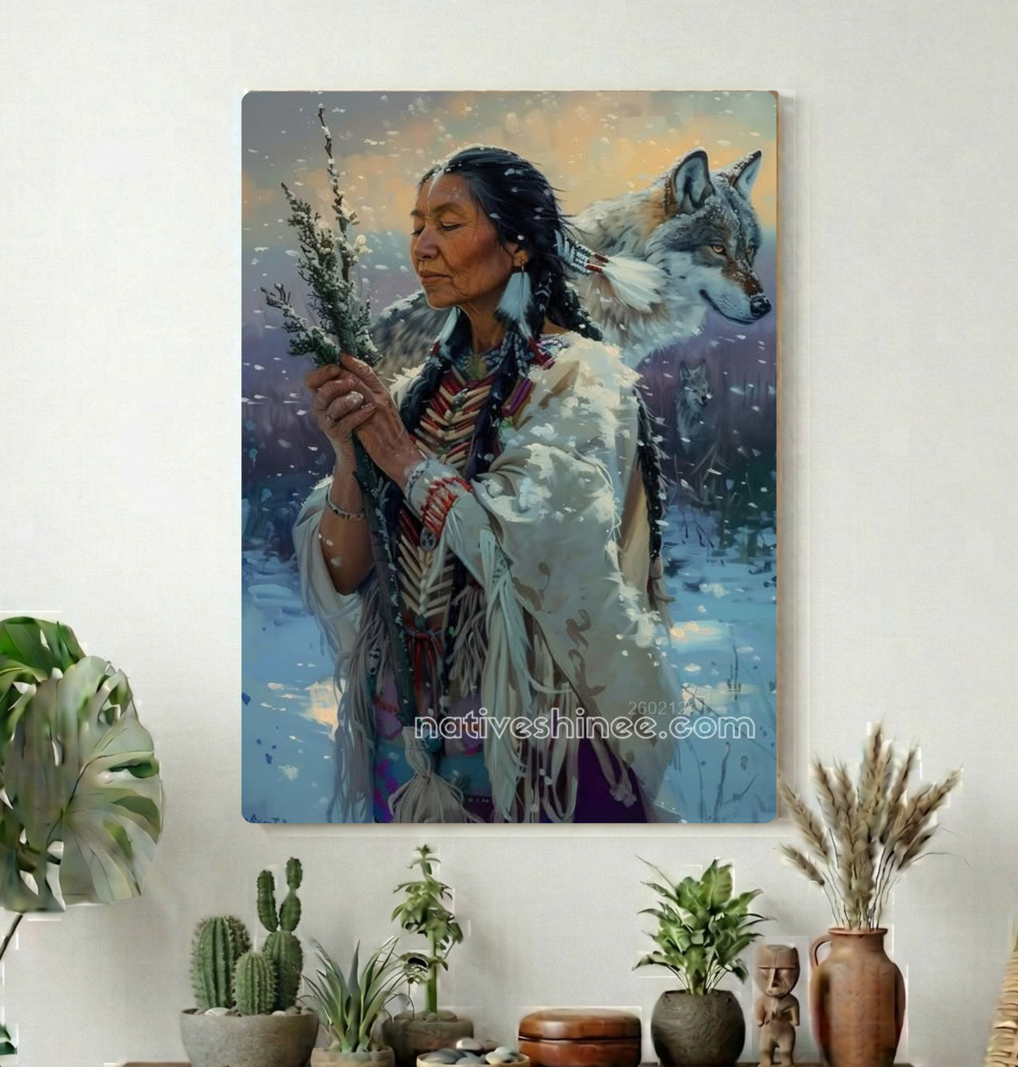 Winter Prayer in Stillness Canvas