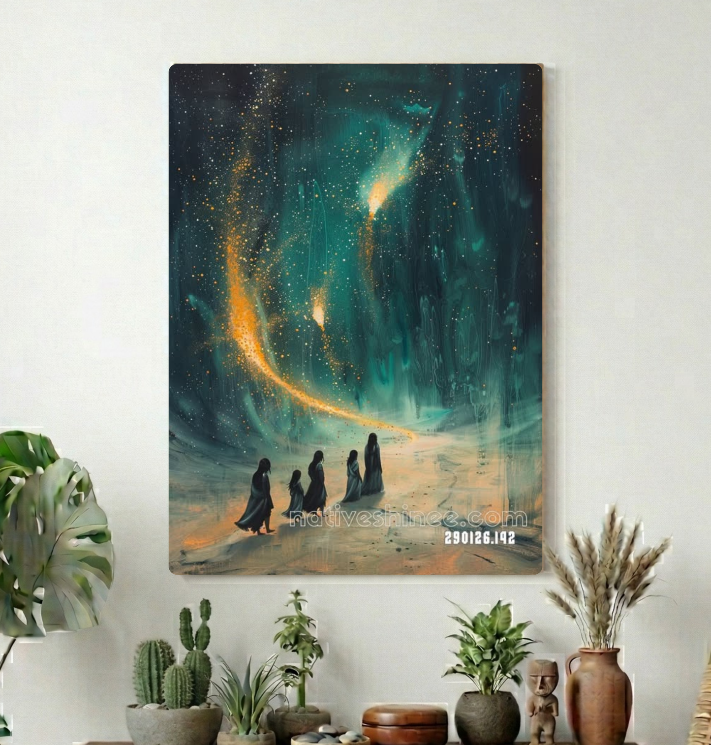 Guided by the Fire in the Sky Canvas
