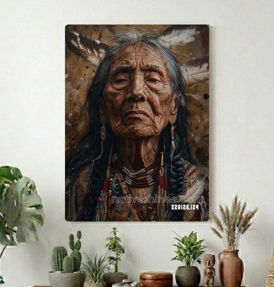 Face of Enduring Wisdom Canvas