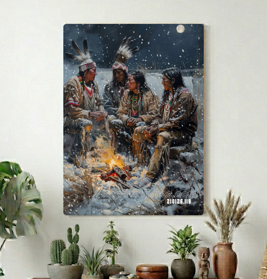Voices Held in the Cold Canvas