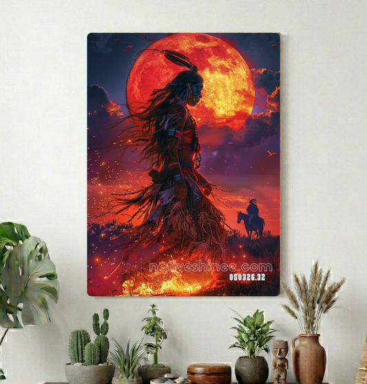 Red Moon Pathkeeper Canvas