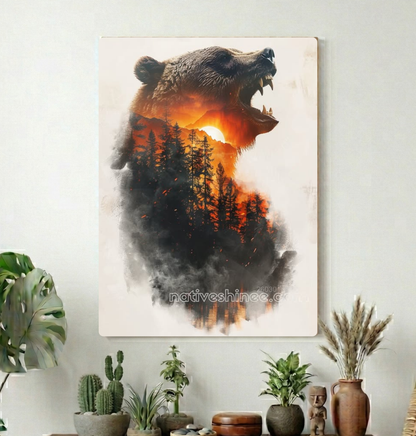 Roar of the Timberline Canvas