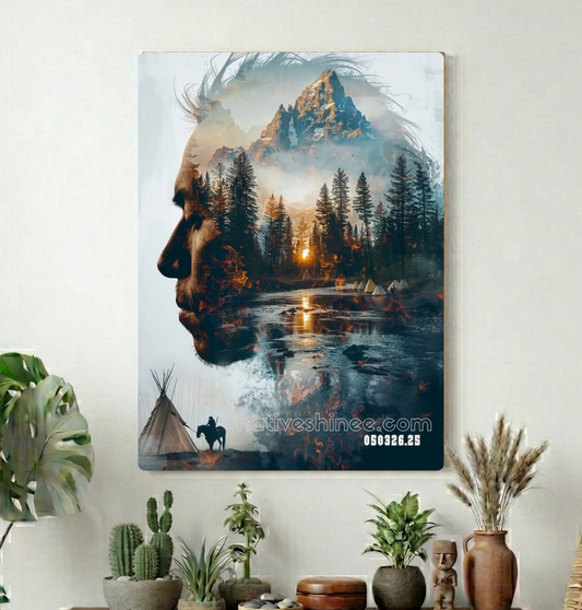 Memory of the Ancestral Mountains Canvas