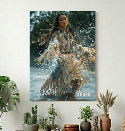 River Grace in Motion Canvas