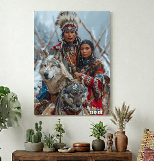 Snowfield Alliance Portrait Canvas