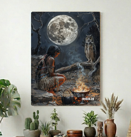 Fire Beneath the Moon Canvas