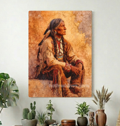 Quiet Strength in Earth Tones Canvas