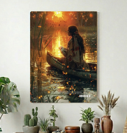 Keeper of the Quiet Marsh Canvas