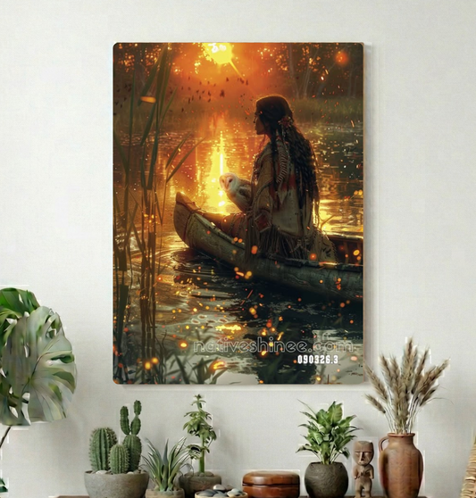 Keeper of the Quiet Marsh Canvas