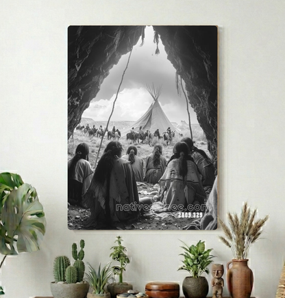 Shelter Before the Plains Canvas