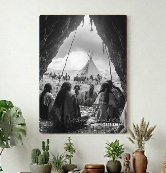 Shelter Before the Plains Canvas