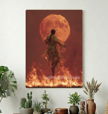 Moon of Ash and Endurance Canvas