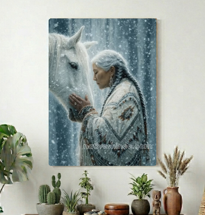 Snowbound Kinship Canvas