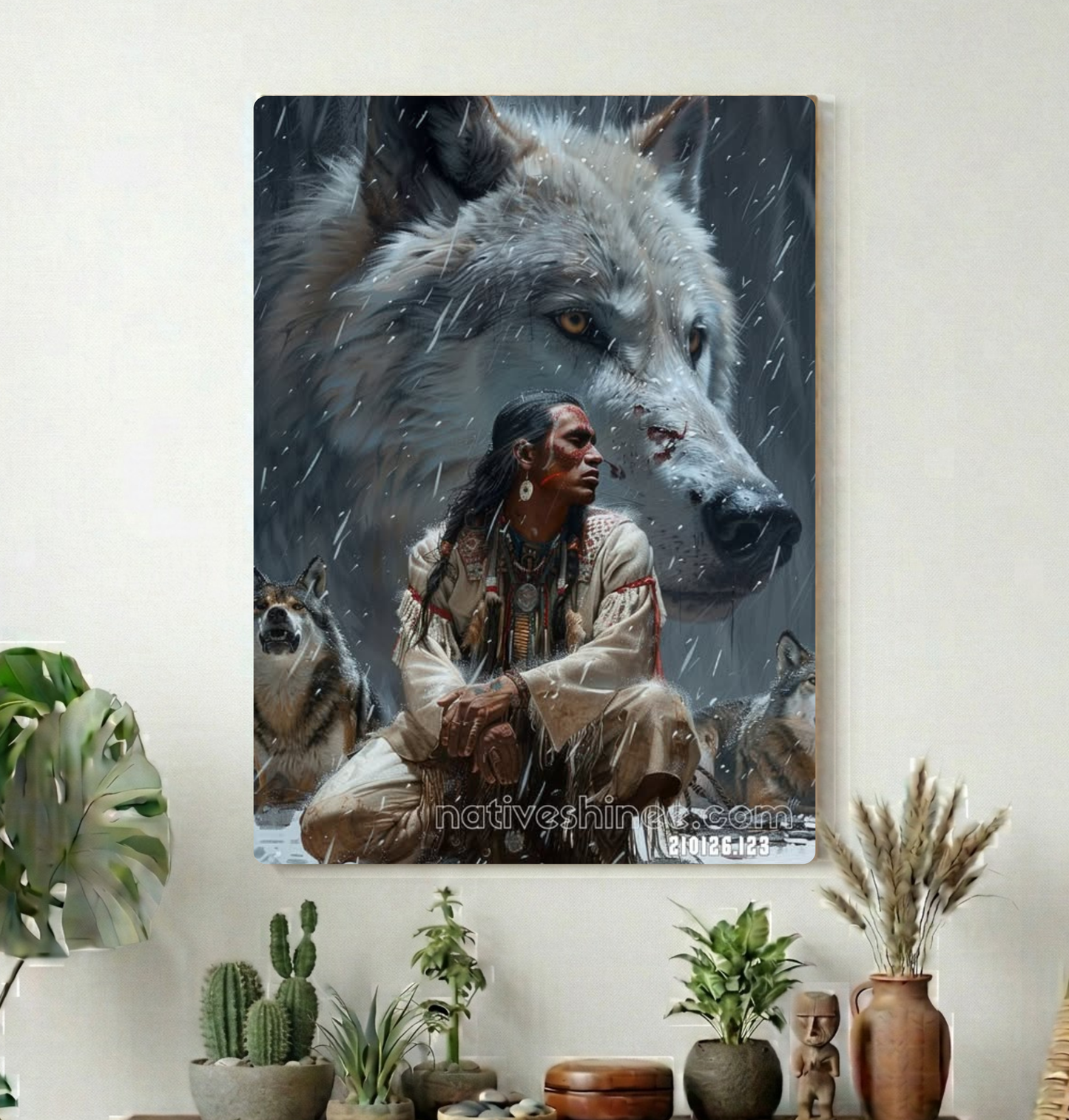 Wolf of the Winter Watch Canvas