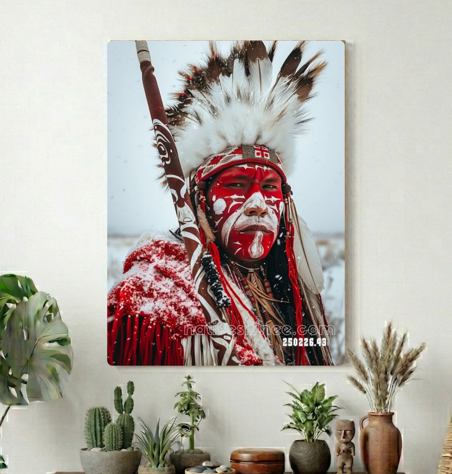 Guard of the Winter Plain Canvas