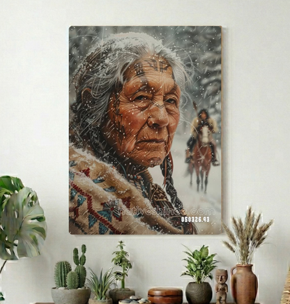 Keeper of the Winter Path Canvas