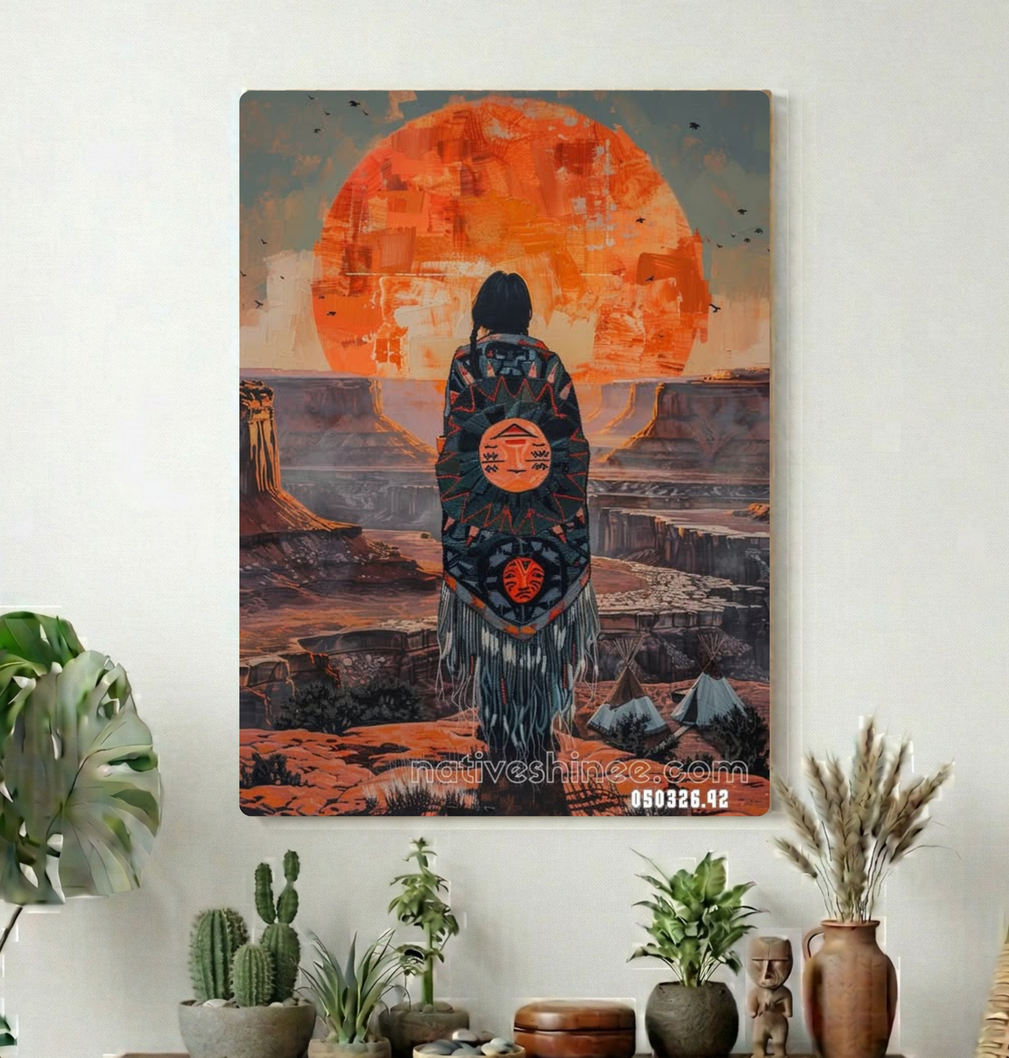 Keeper of the Painted Mesa Canvas