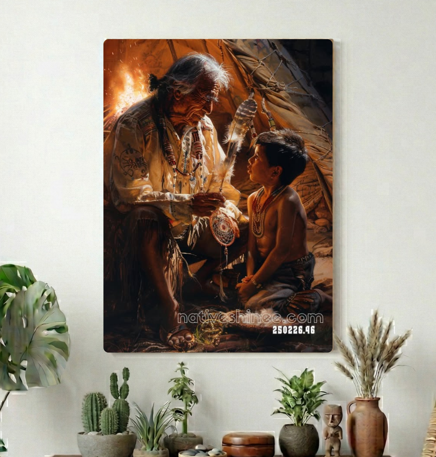 Lessons by Firelight Canvas