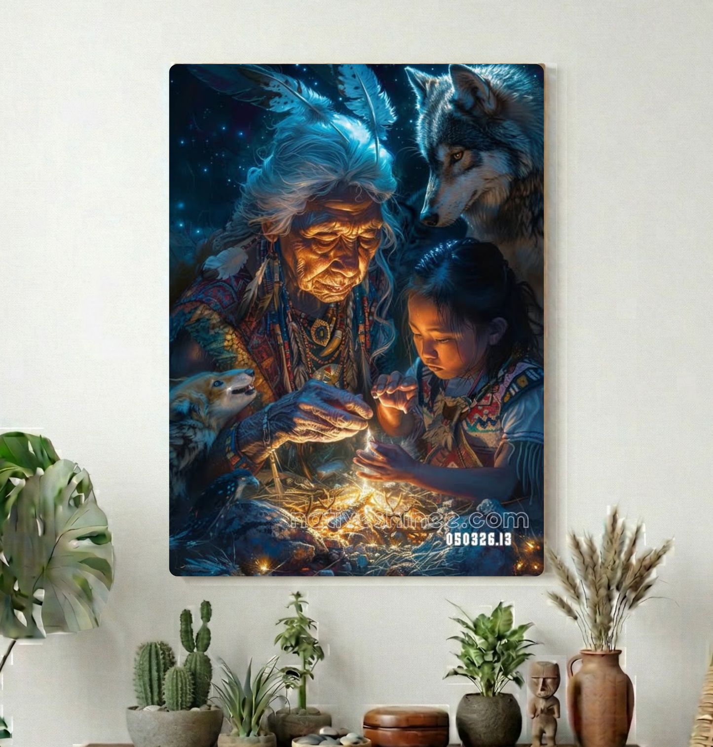 Wisdom Beneath the Starfire Canvas