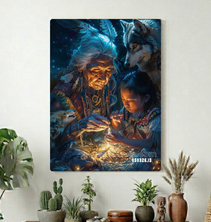Wisdom Beneath the Starfire Canvas