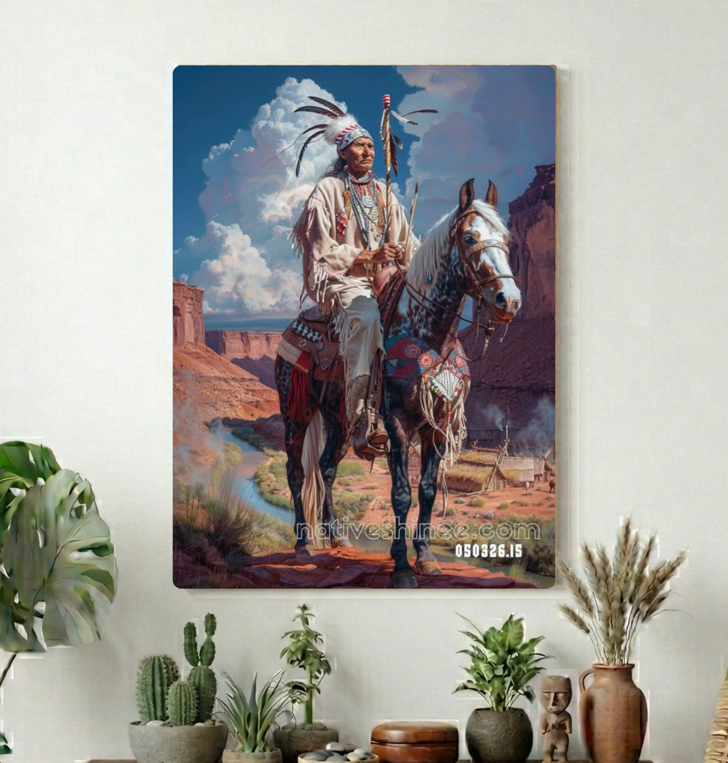 Guardian of the Canyon Passage Canvas