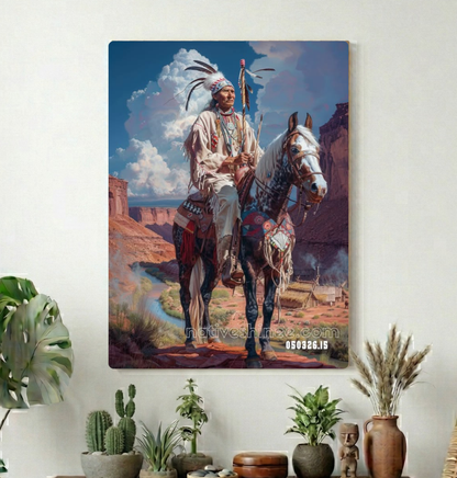 Guardian of the Canyon Passage Canvas
